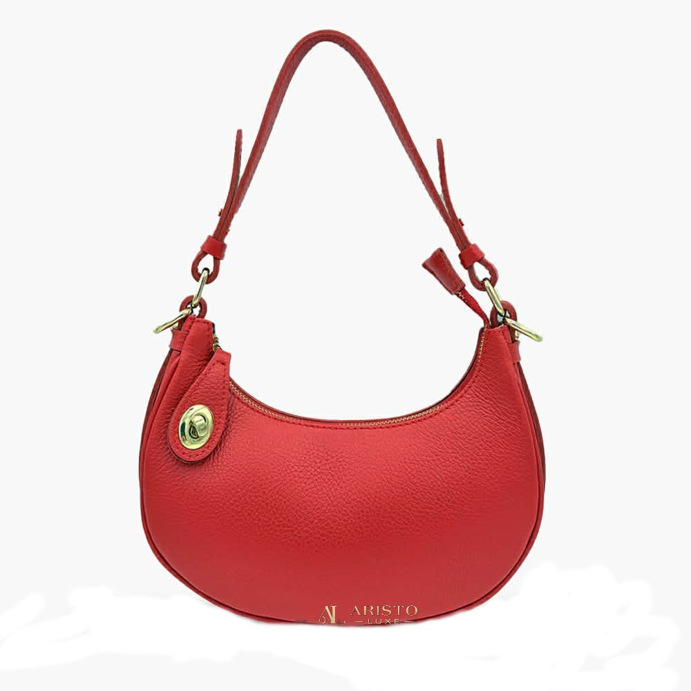 Made in Italy Genuine Leather Shoulder Bag | Luxury Italian Leather Bag