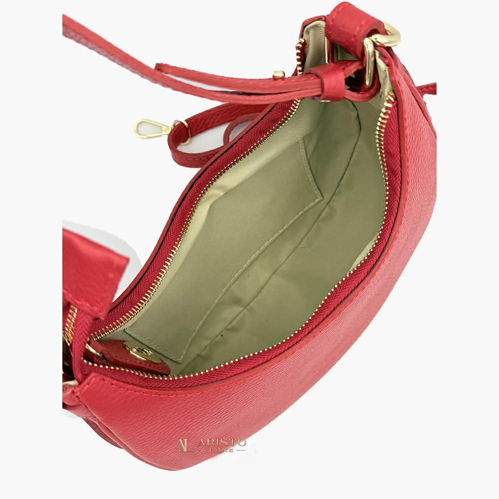 Made in Italy Genuine Leather Shoulder Bag | Luxury Italian Leather Bag