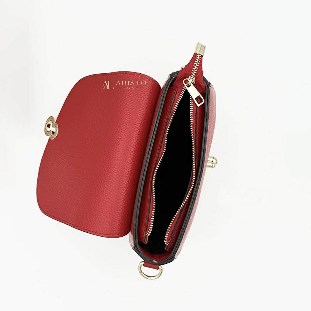 Messenger Bag in Genuine Leather Made in Italy | Luxury Italian Leather Bag