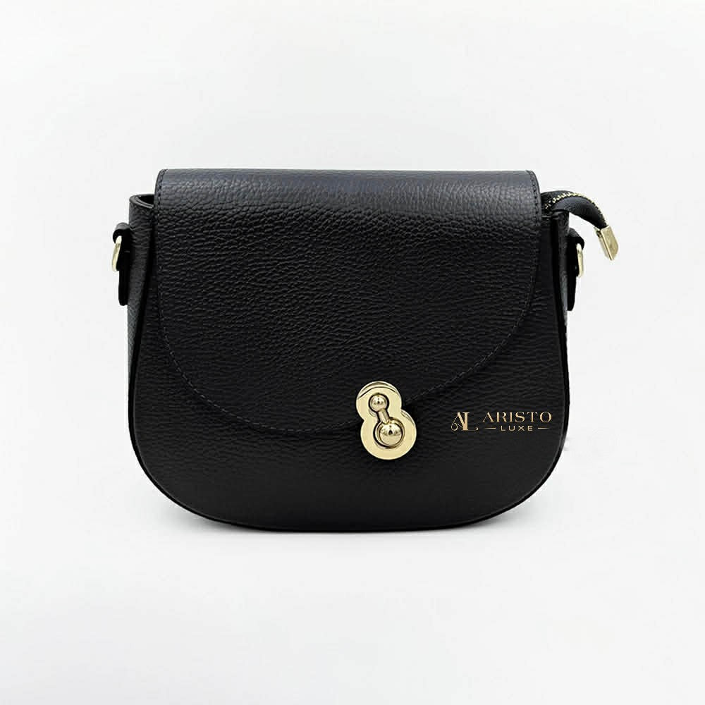 Messenger Bag in Genuine Leather Made in Italy | Luxury Italian Leather Bag