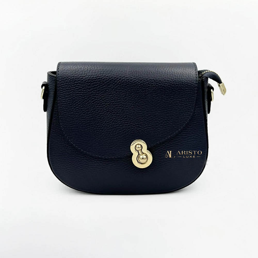 Messenger Bag in Genuine Leather Made in Italy | Luxury Italian Leather Bag