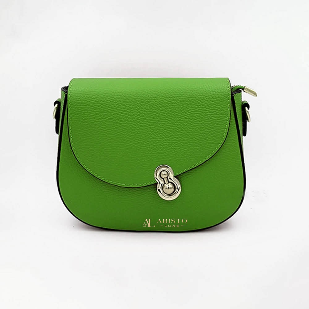Messenger Bag in Genuine Leather Made in Italy | Luxury Italian Leather Bag