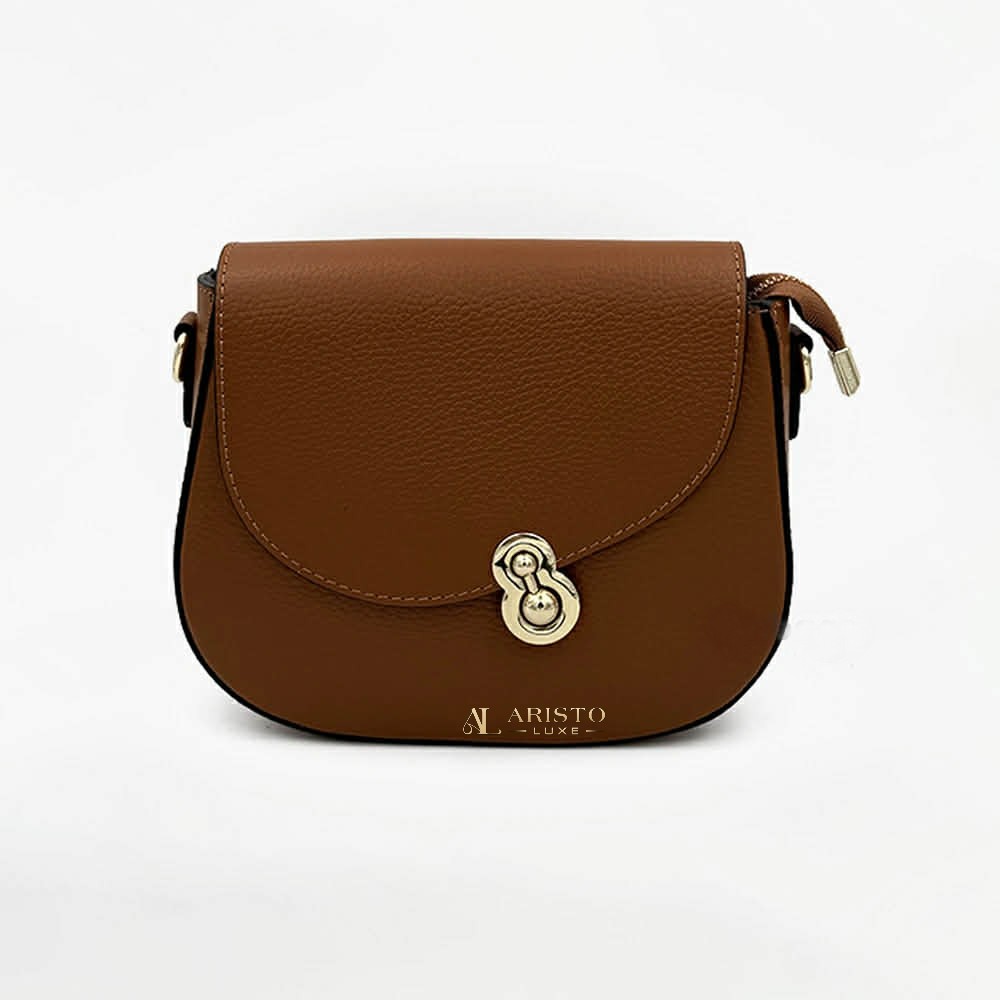Messenger Bag in Genuine Leather Made in Italy | Luxury Italian Leather Bag