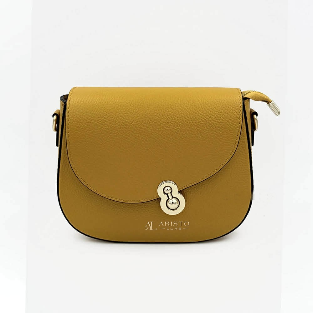 Messenger Bag in Genuine Leather Made in Italy | Luxury Italian Leather Bag