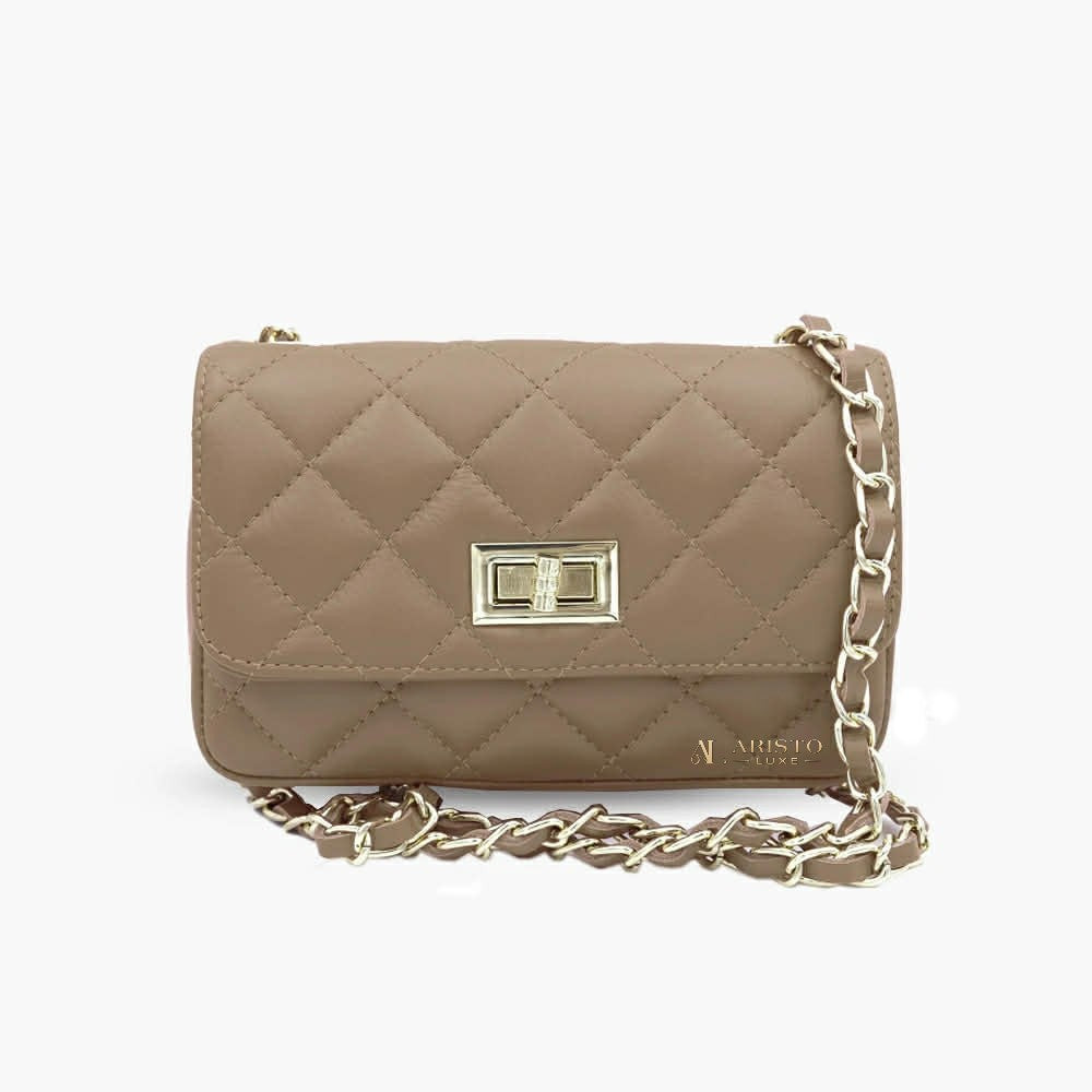 Messenger Bag in Genuine Leather Made in Italy | Luxury Italian Leather Bag