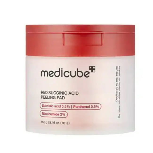 Red Succinic Peeling Pad 2024 Volume 155g/70pcs