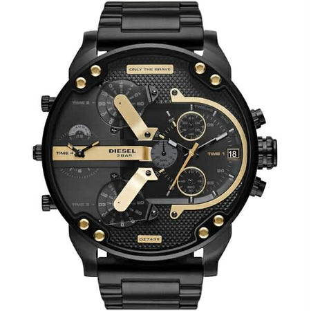 DIESEL MR DADY WATCH FOR MEN QUARTZ MULTIFUNCTIONAL MOVEMENT SKU DZ7435