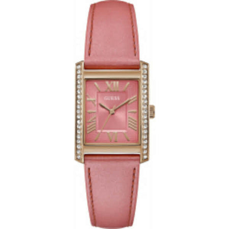 GUESS STYLISH LADIES WATCH LEATHER STRAP AND METAL CASE SKU GW0875L2
