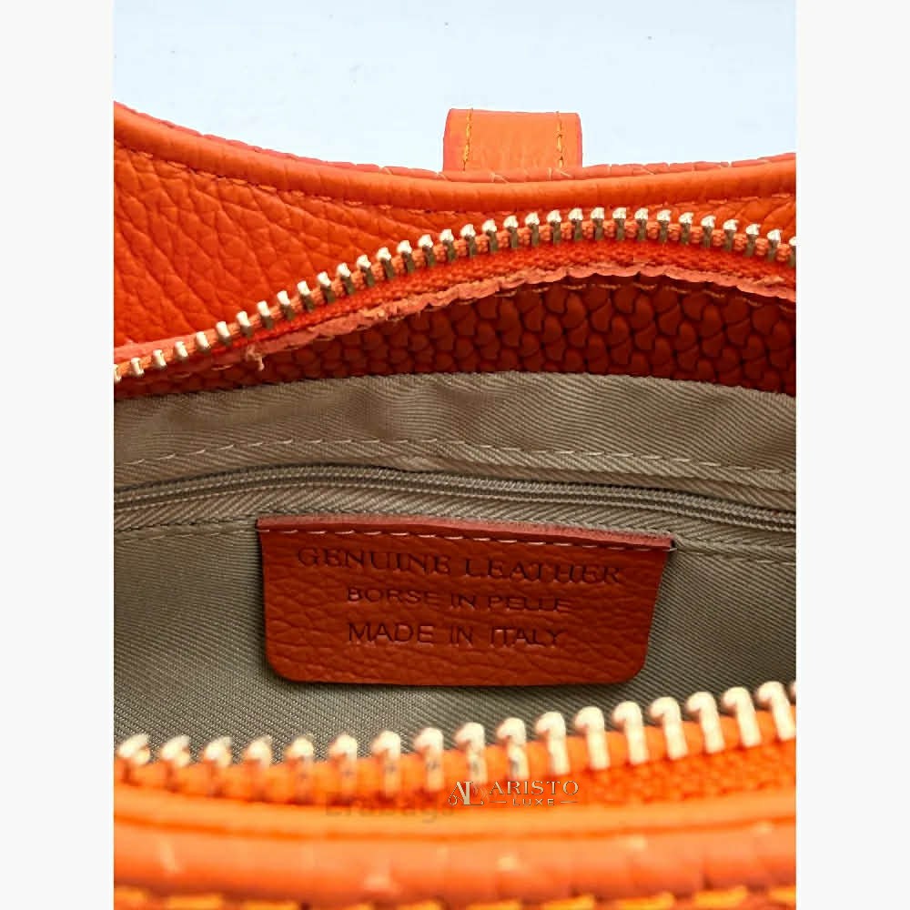 Shoulder Bag in Genuine Leather Made in Italy | Luxury Italian Leather Bag