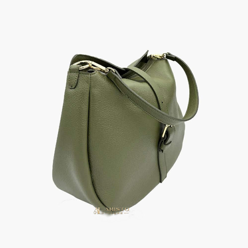 Shoulder Bag in Genuine Leather Made in Italy | Luxury Italian Leather Bag