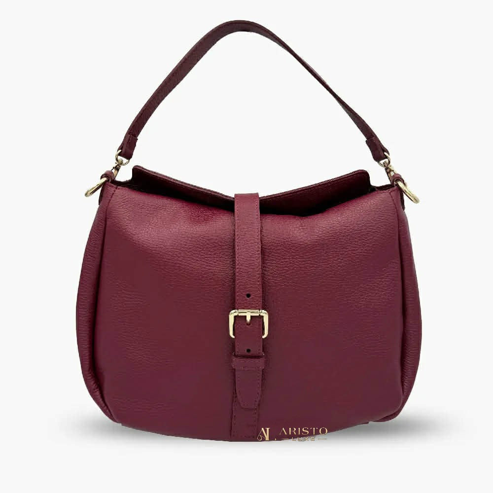 Shoulder Bag in Genuine Leather Made in Italy | Luxury Italian Leather Bag
