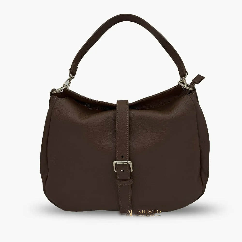 Shoulder Bag in Genuine Leather Made in Italy | Luxury Italian Leather Bag