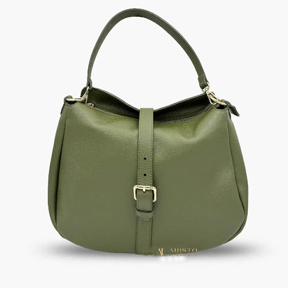 Shoulder Bag in Genuine Leather Made in Italy | Luxury Italian Leather Bag