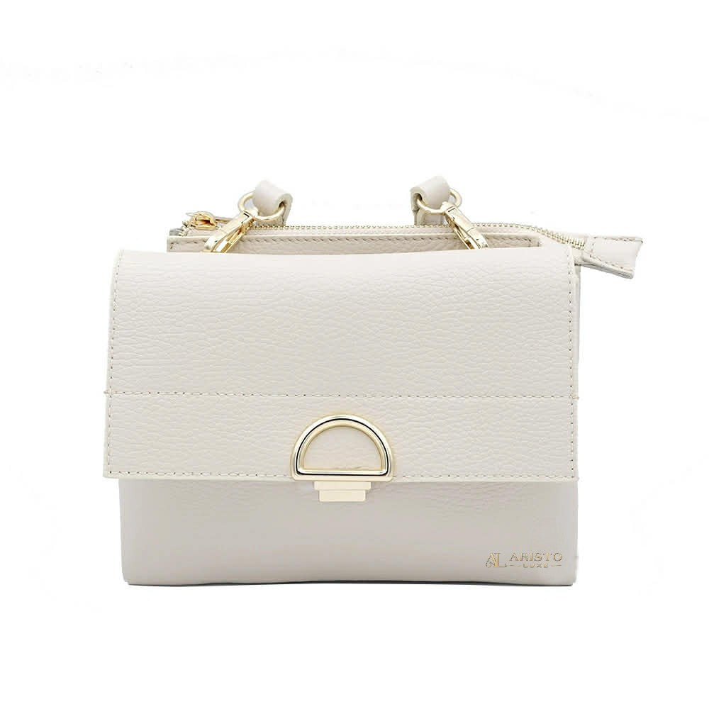 Shoulder Bag in Genuine Leather Made in Italy – Elegant Italian Leather Bag