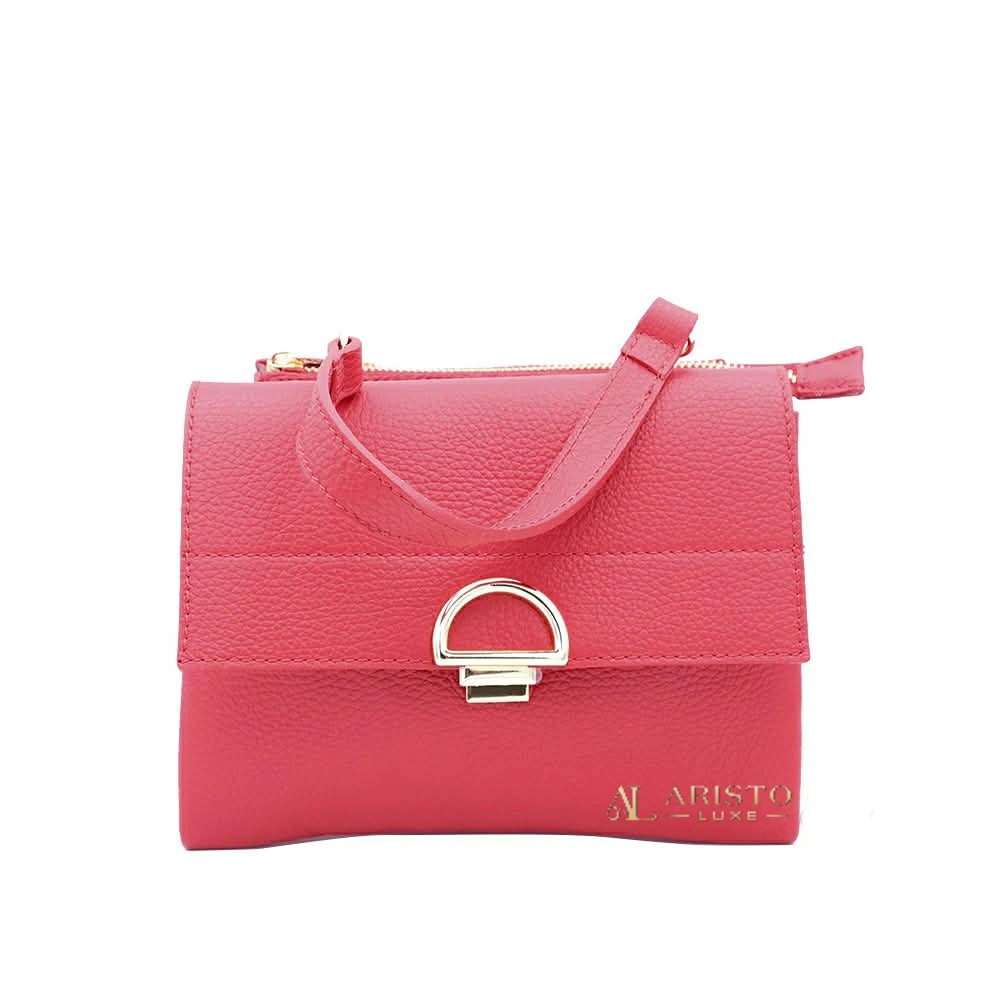 Shoulder Bag in Genuine Leather Made in Italy – Elegant Italian Leather Bag