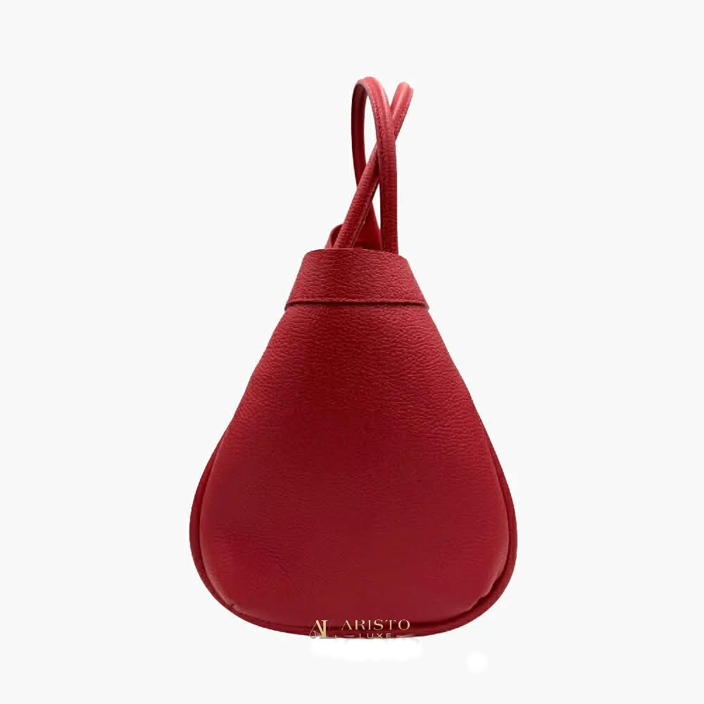 Shoulder Bag with Pochette in Genuine Leather Made in Italy | Luxury Leather Set