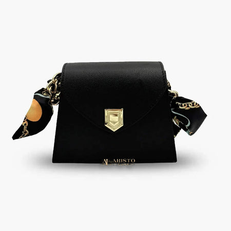 Small Handbag in Genuine Leather Made in Italy | Compact Italian Leather Bag