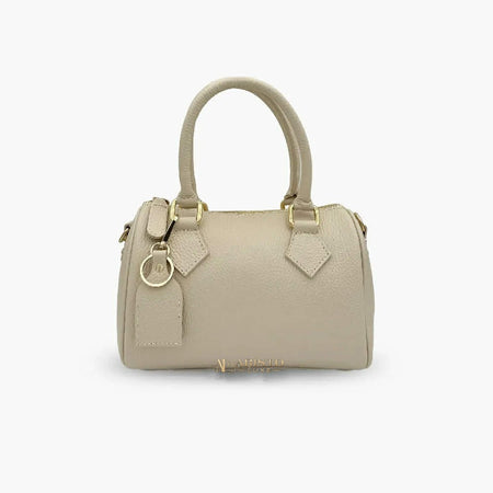 Small Handbag in Genuine Leather Made in Italy | Compact Italian Leather Bag