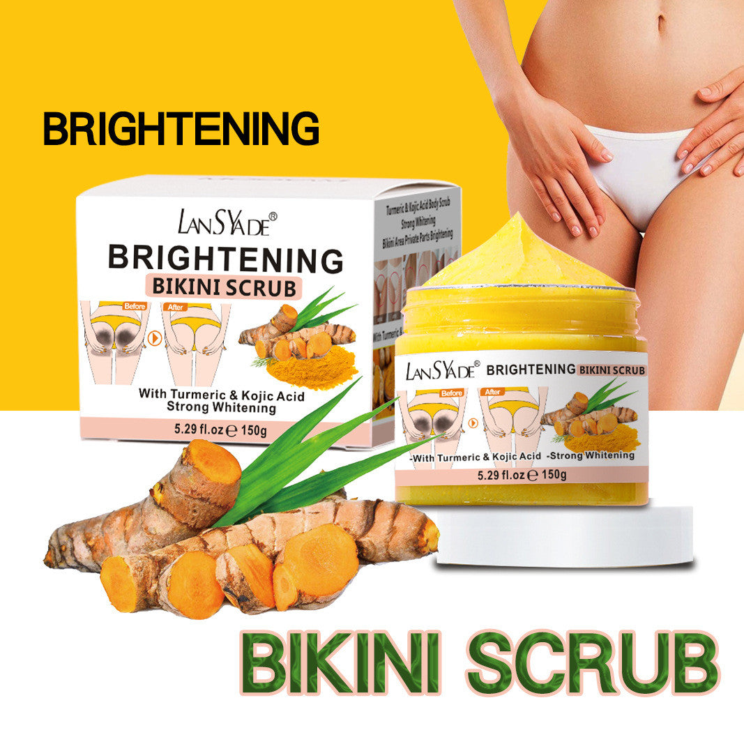 Brightening & Rejuvenating Kojic Acid Turmeric Facial Scrub