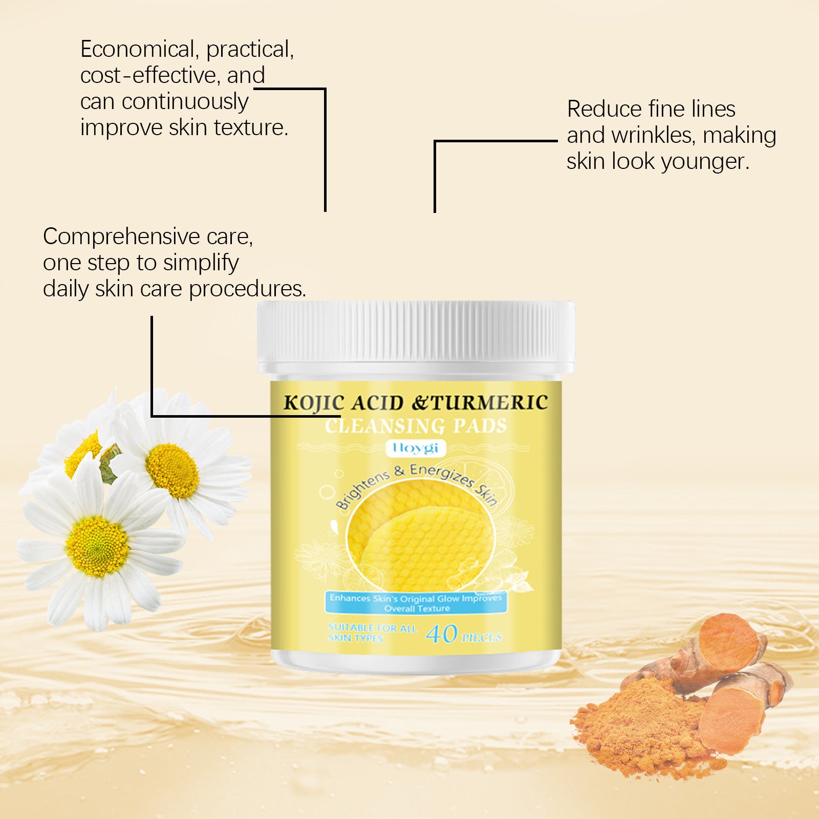 Turmeric Kojic Acid Cleansing Gasket | Daily Facial Cleanser
